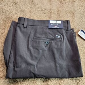 Vineyard Vines NWT PERFORMANCE 8'INSEAM 42W Men's Gray Pants